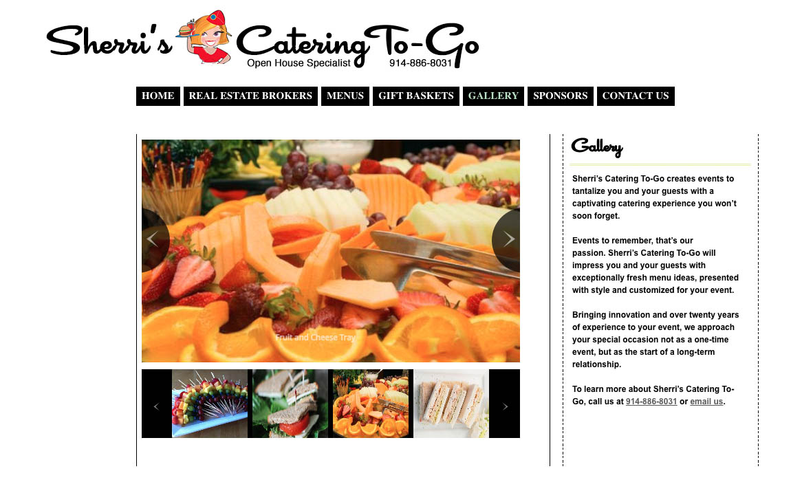 Kristinaderbycom Sherris Catering To Go Logo Design